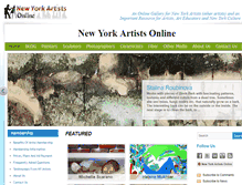 Tablet Screenshot of newyorkartists.net